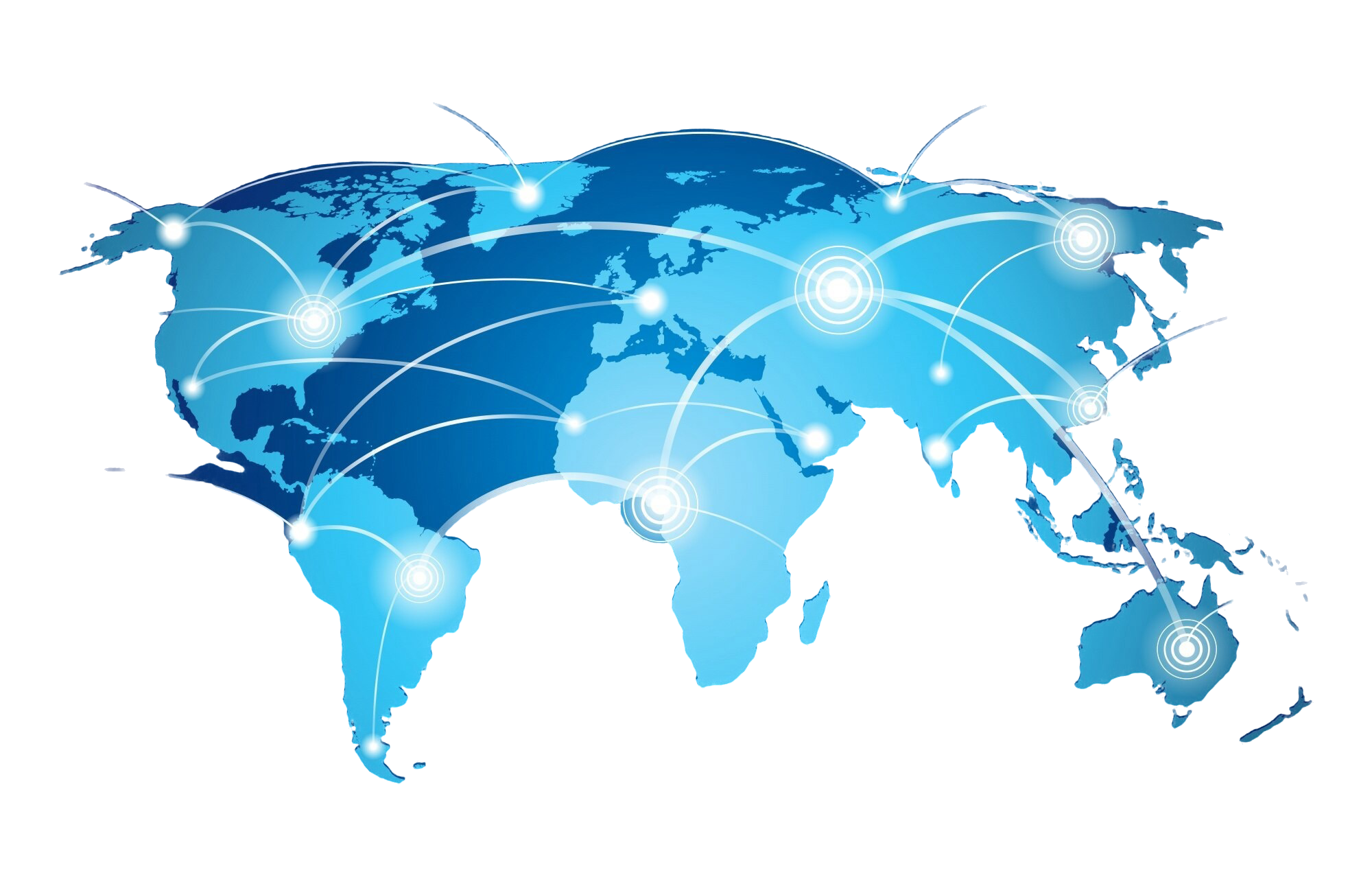 World Map showing countries for attestation